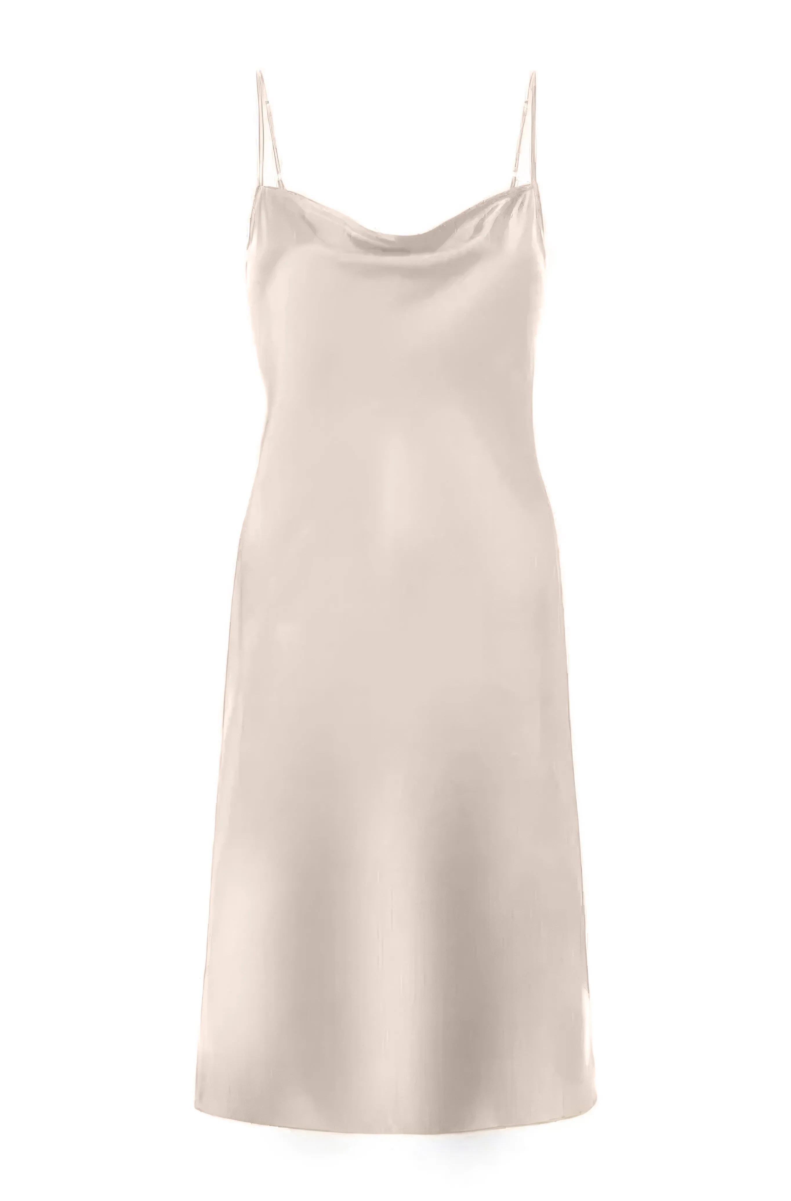 60s Mini Cowl Slip - Sandwashed Silk