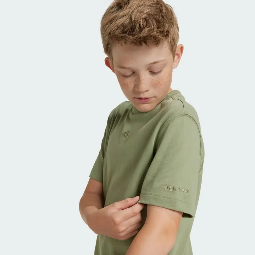 ADIDAS KID'S ALL SZN TENT GREEN TEE