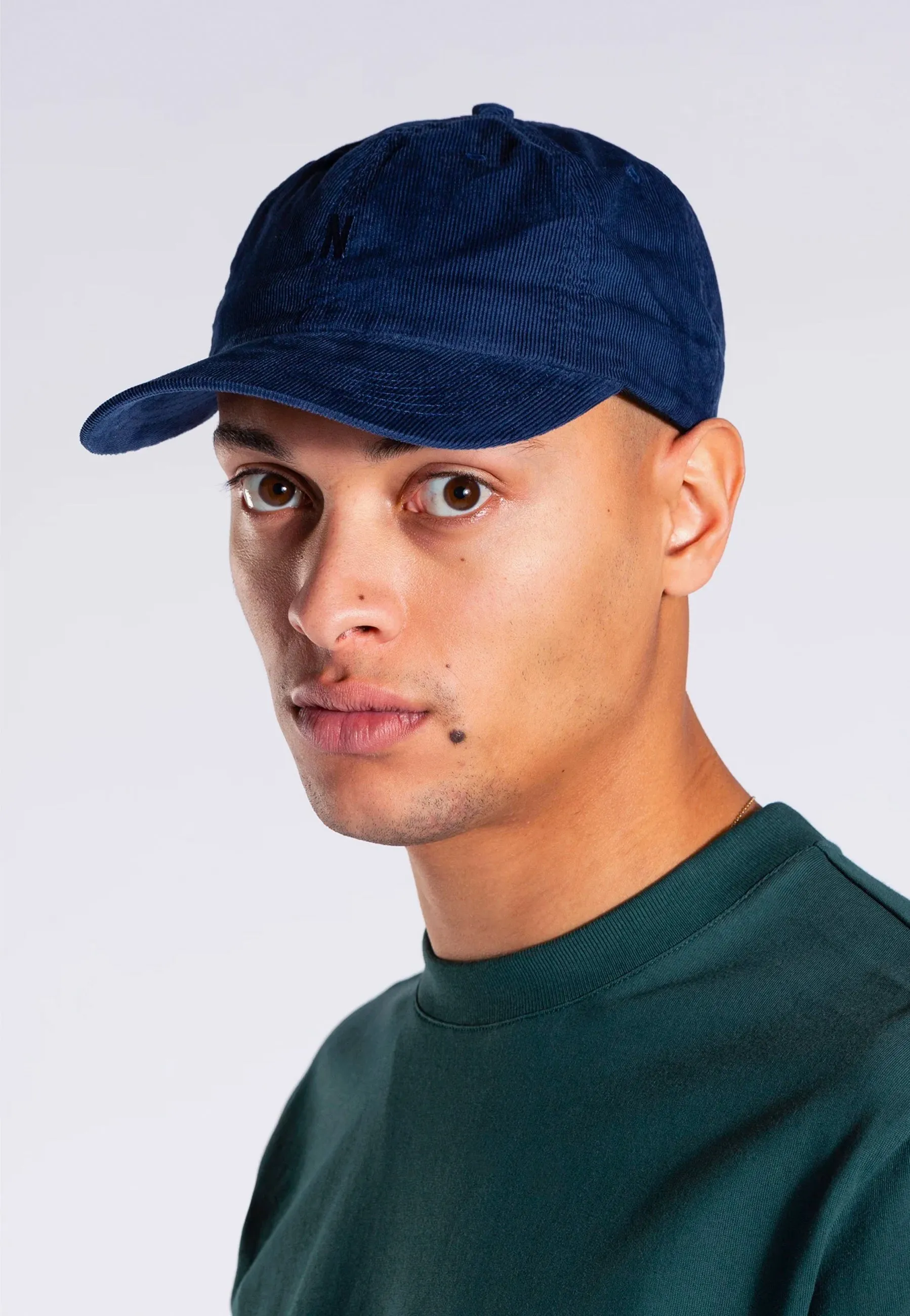 Baby Corduroy Sports Cap - Navy