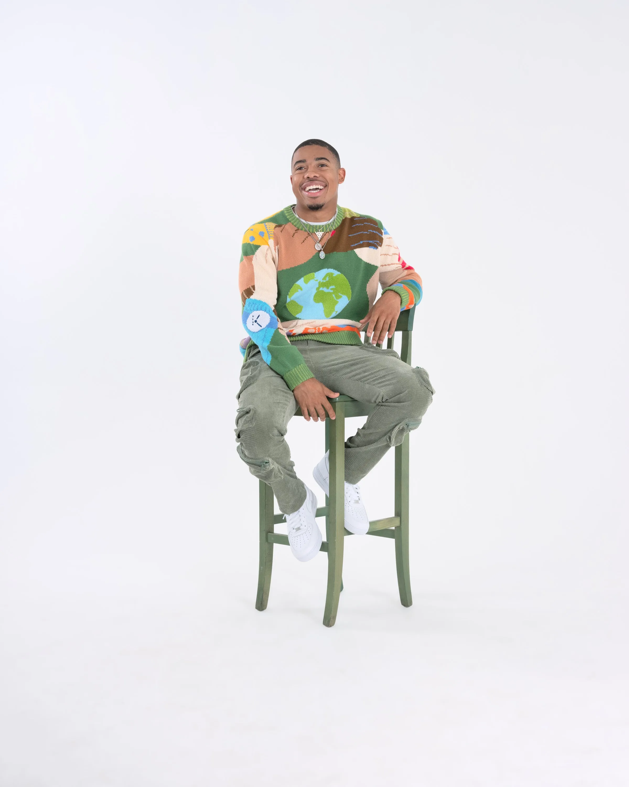Beryl Green Cargo Trousers