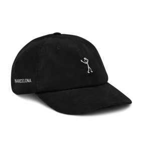 Black Corduroy Hat