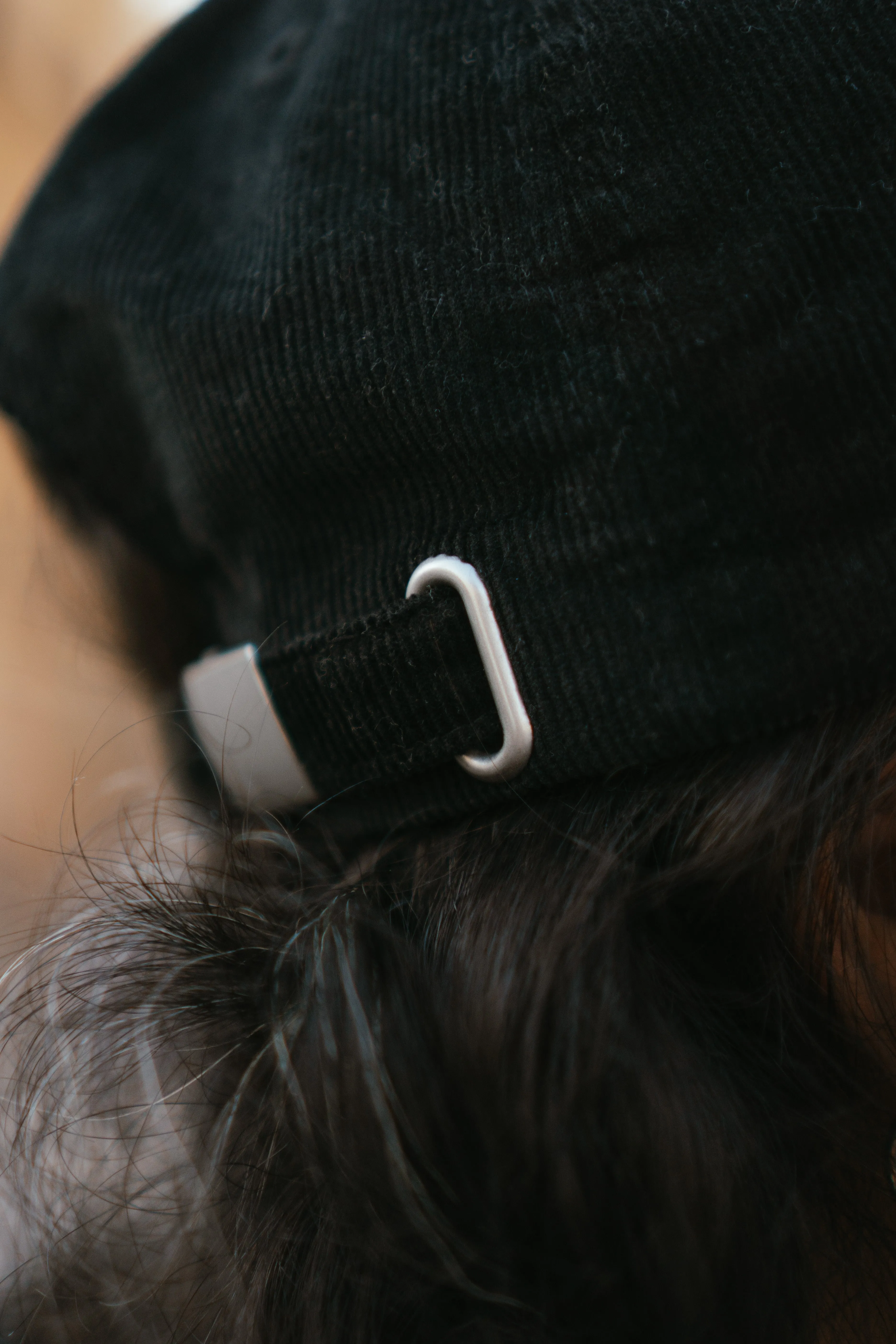 Black Corduroy Hat