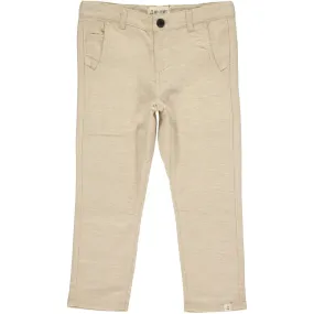 Boys Antony Soft Cotton Pants | Beige | Me and Henry