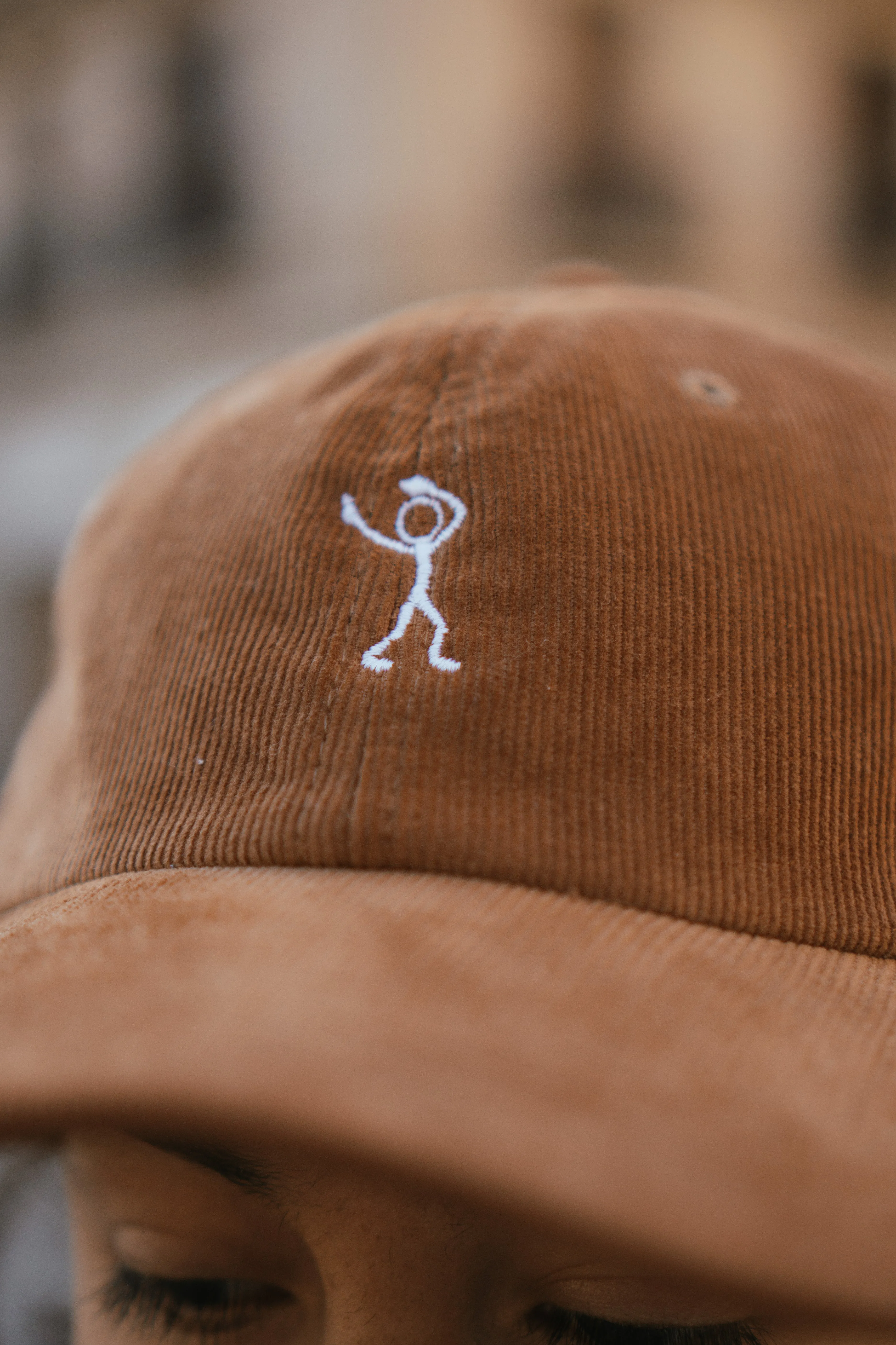 Brown Corduroy Hat
