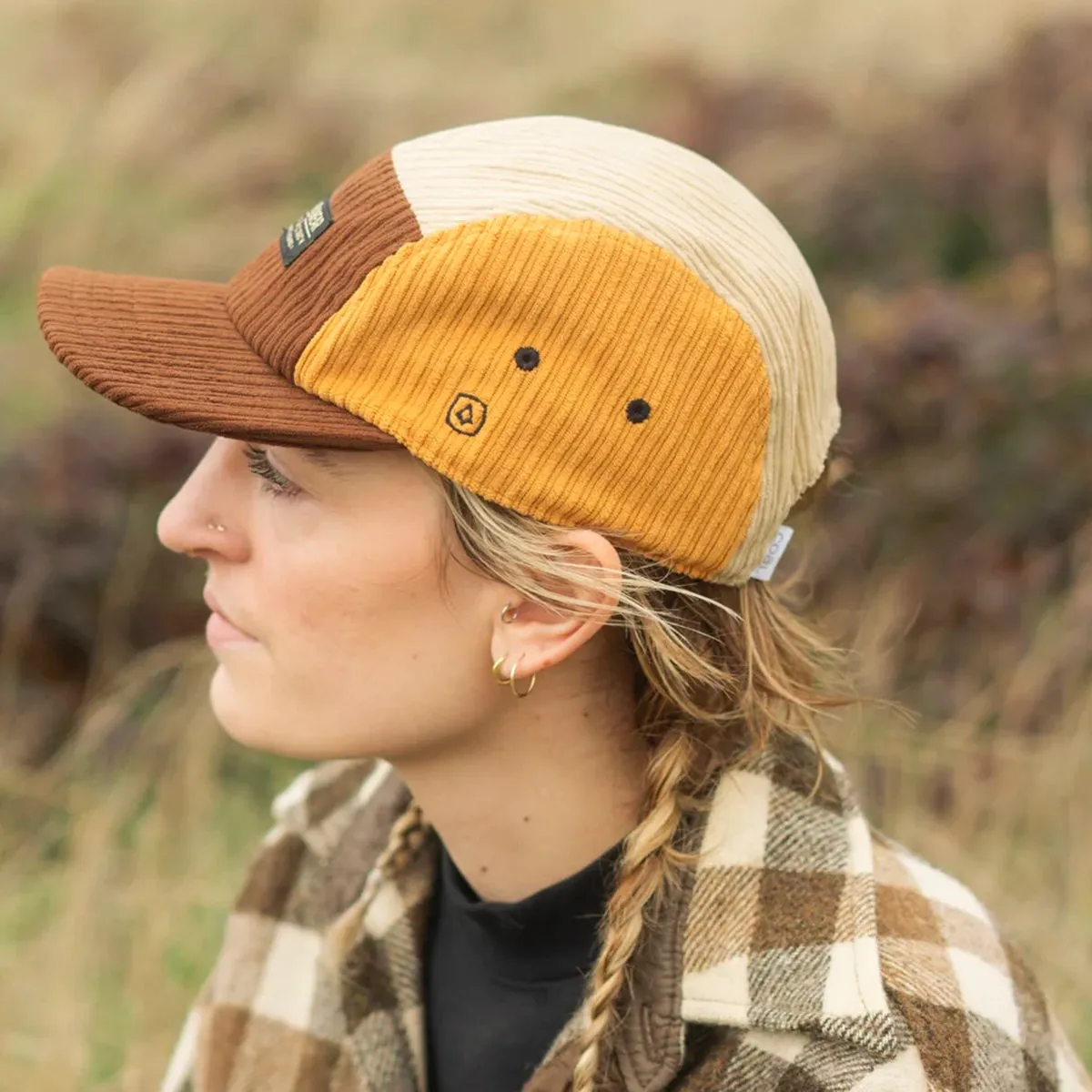 Coal Analog Corduroy 5-Panel Cap