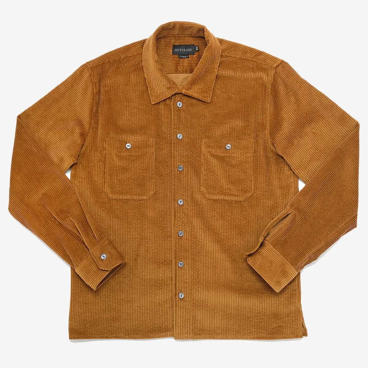 Corduroy Club Overshirt - Mustard