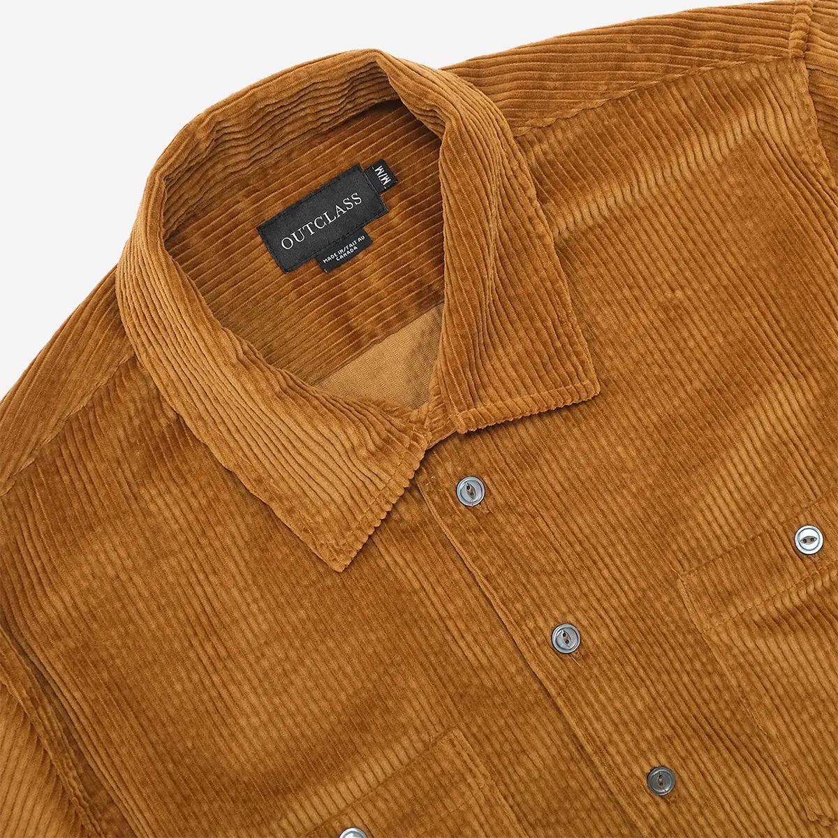 Corduroy Club Overshirt - Mustard