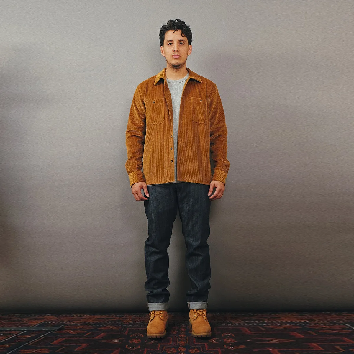 Corduroy Club Overshirt - Mustard