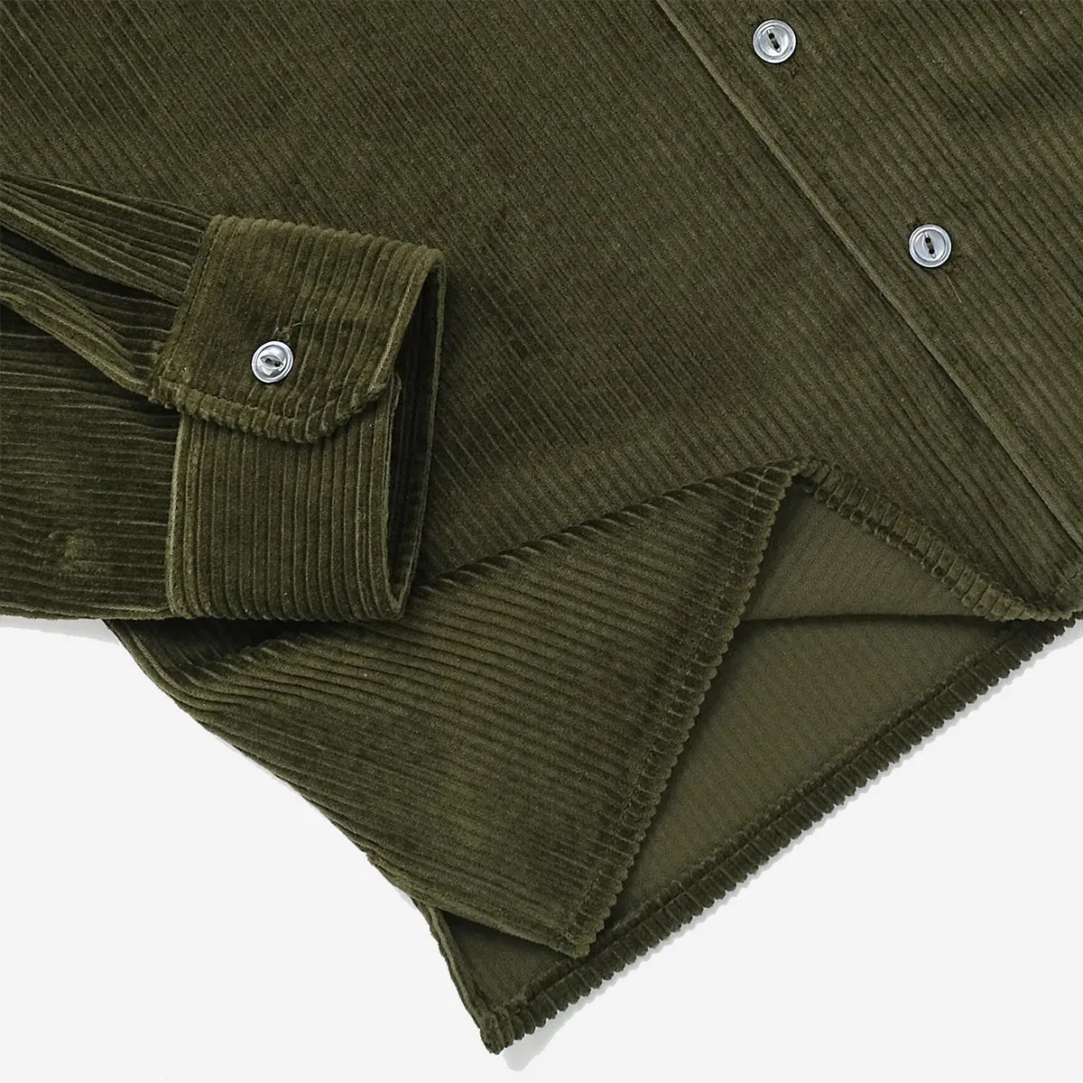 Corduroy Club Overshirt - Olive