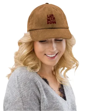 Corduroy Hat for Dog Lovers
