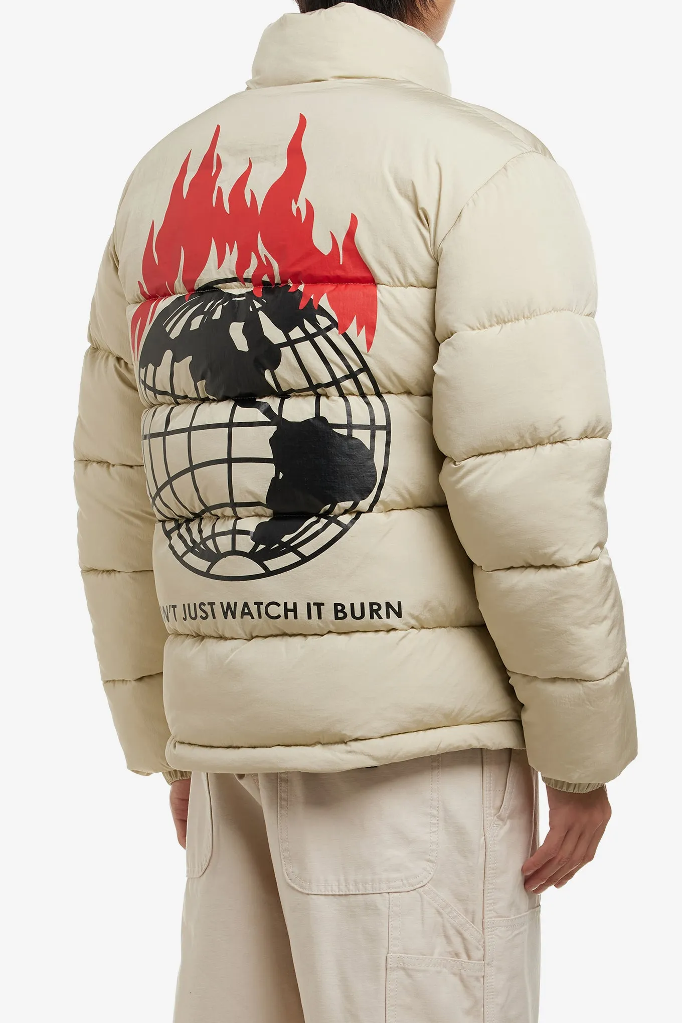 DONʼT JUST WATCH IT BURN PUFFER