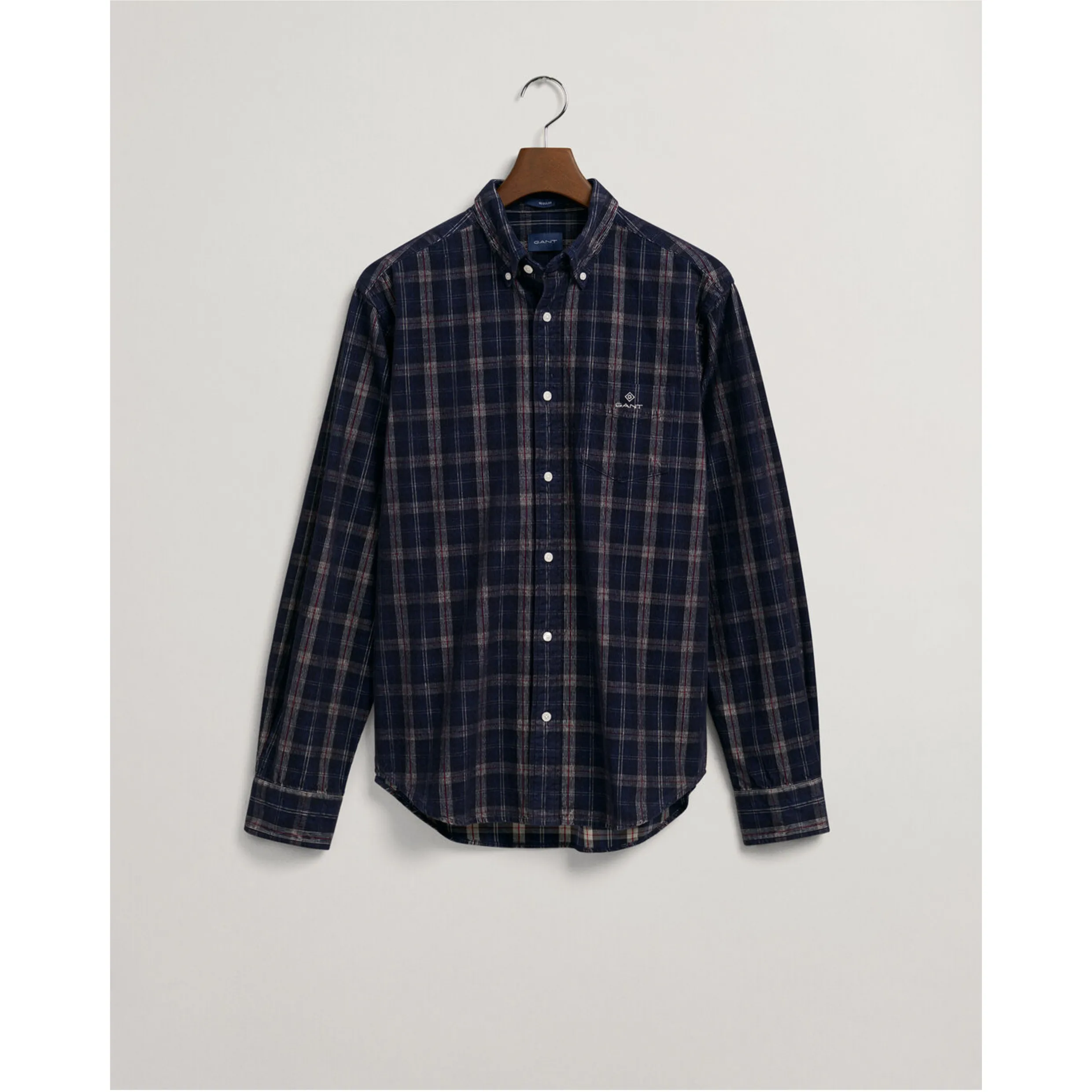 GANT Regular Fit Corduroy Check Shirt 3220056