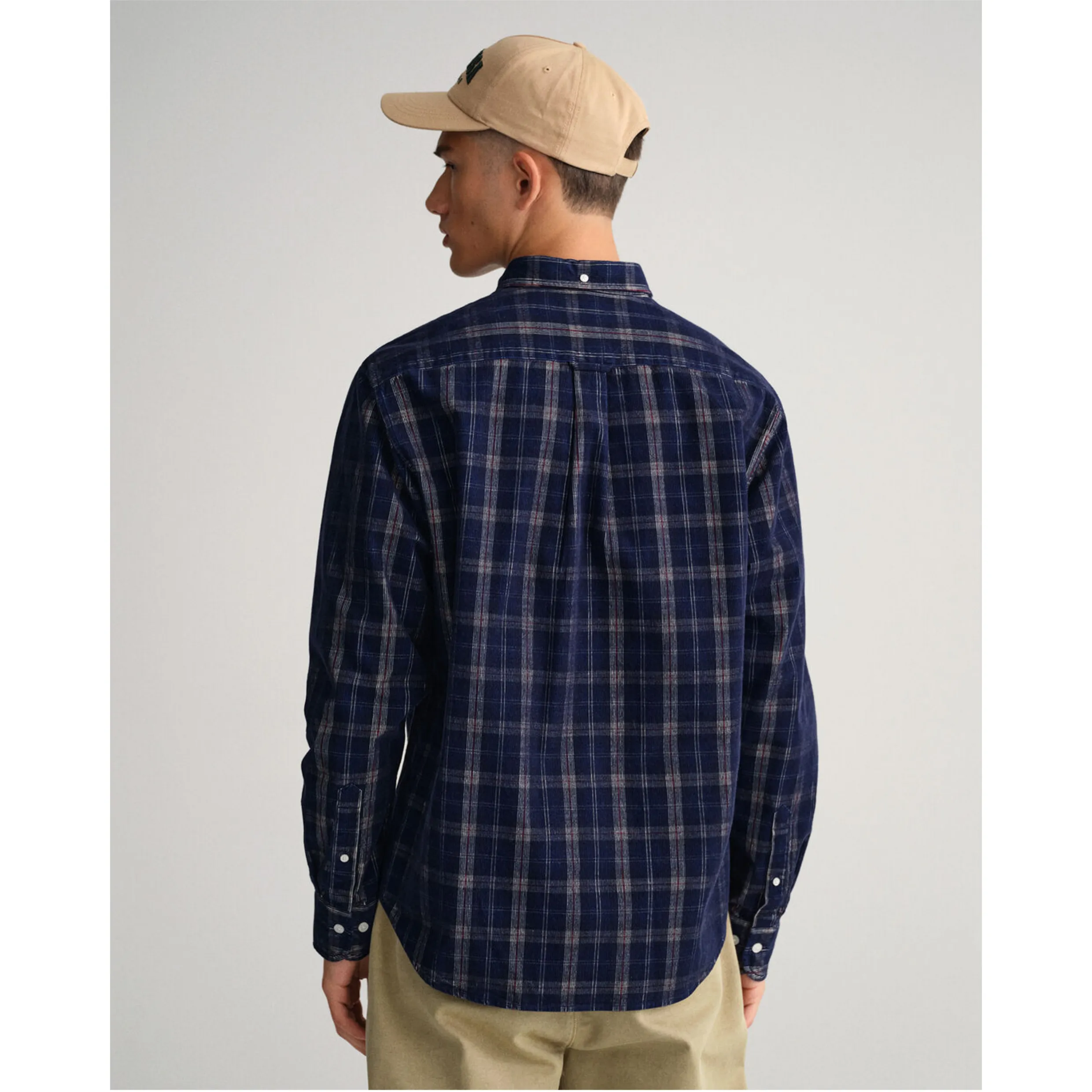 GANT Regular Fit Corduroy Check Shirt 3220056