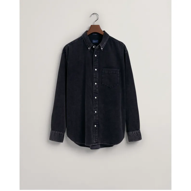GANT Relaxed Fit Heavy Washed Corduroy Shirt 3220081 Navy