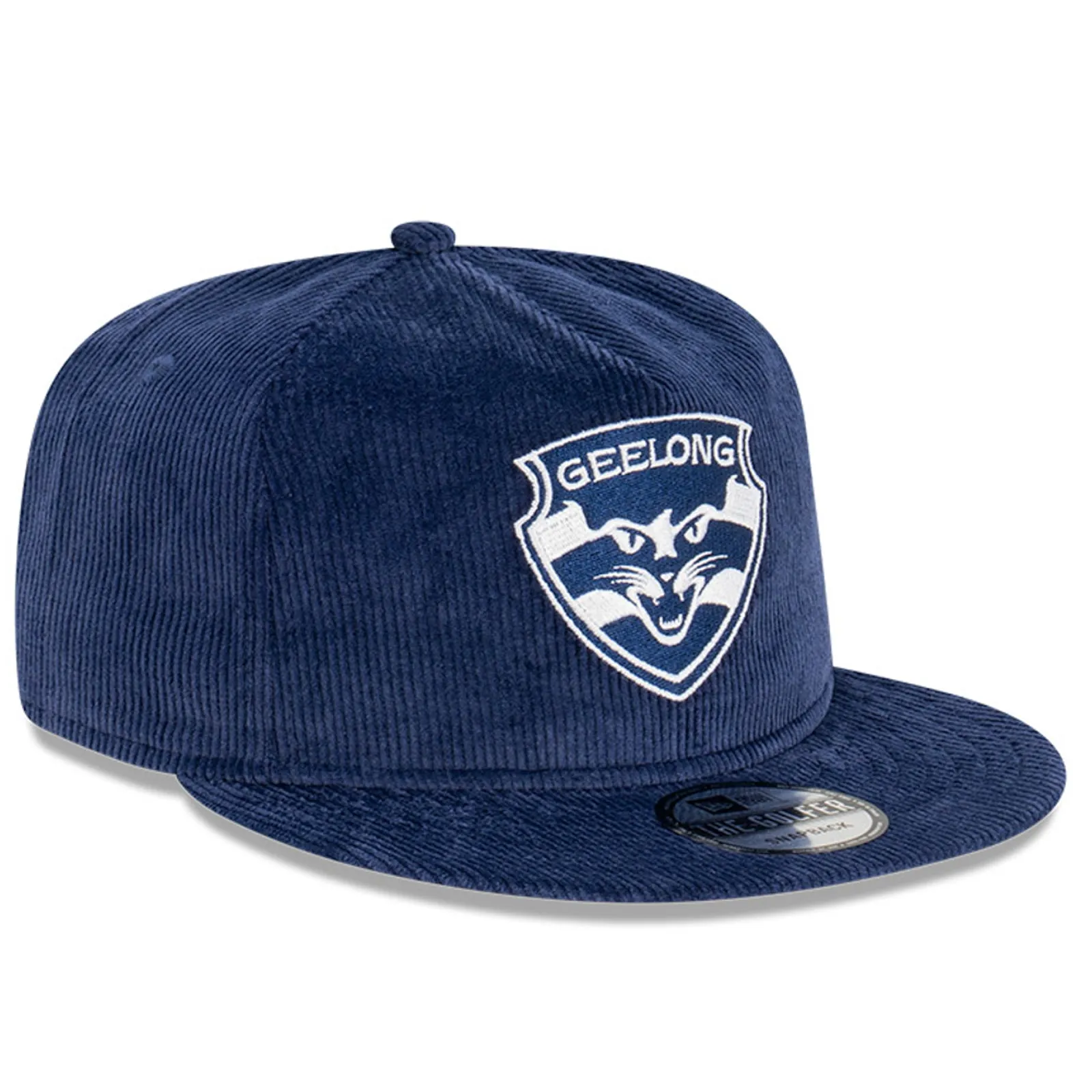 Geelong Cats Official Team Colours Corduroy The Golfer Snapback AFL by New Era