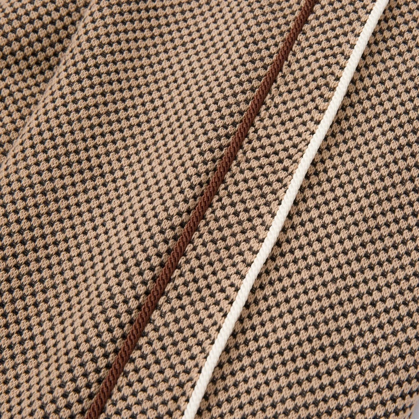 Honor The Gift Novelty Knit Track Jacket Brown