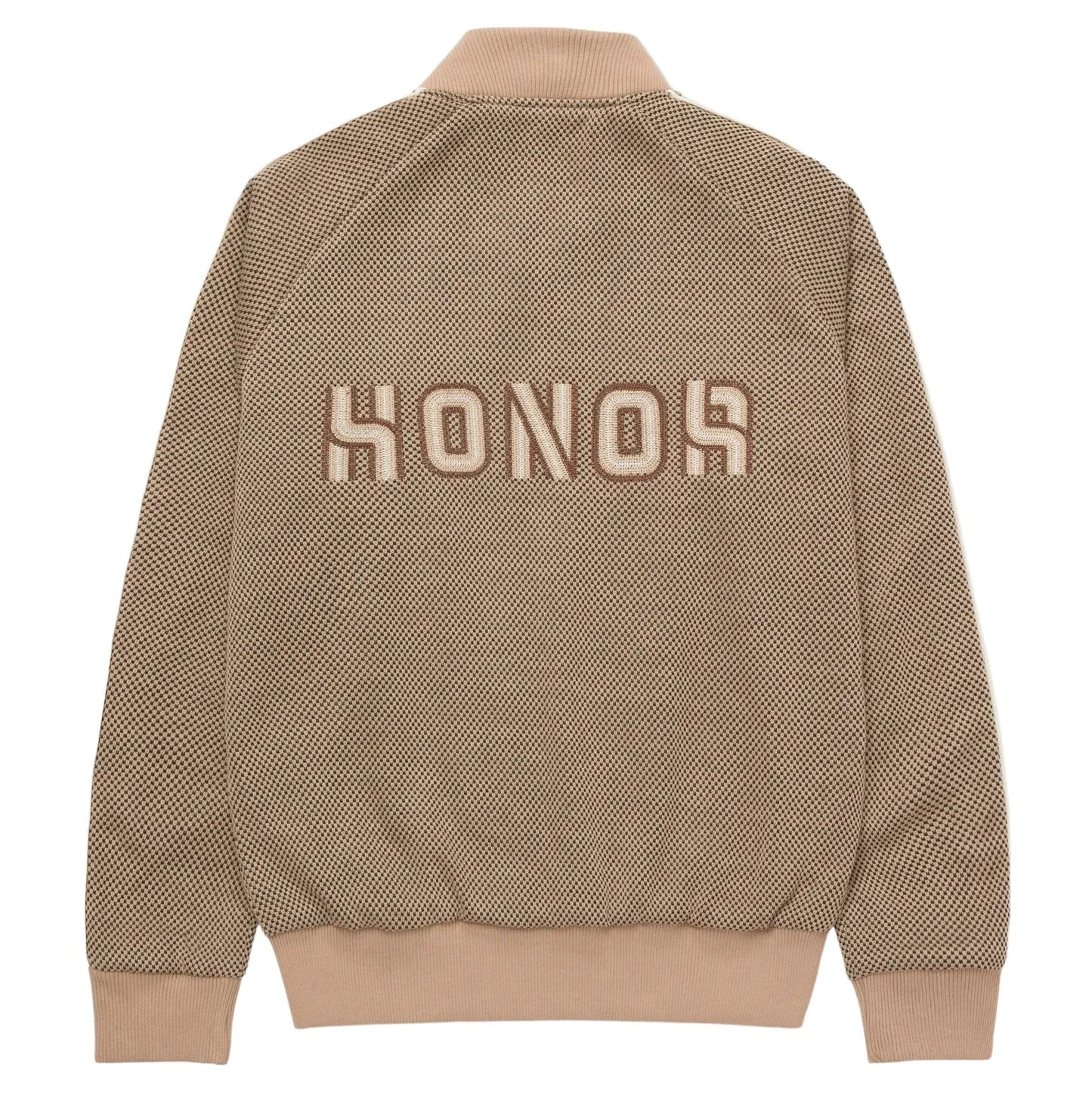 Honor The Gift Novelty Knit Track Jacket Brown