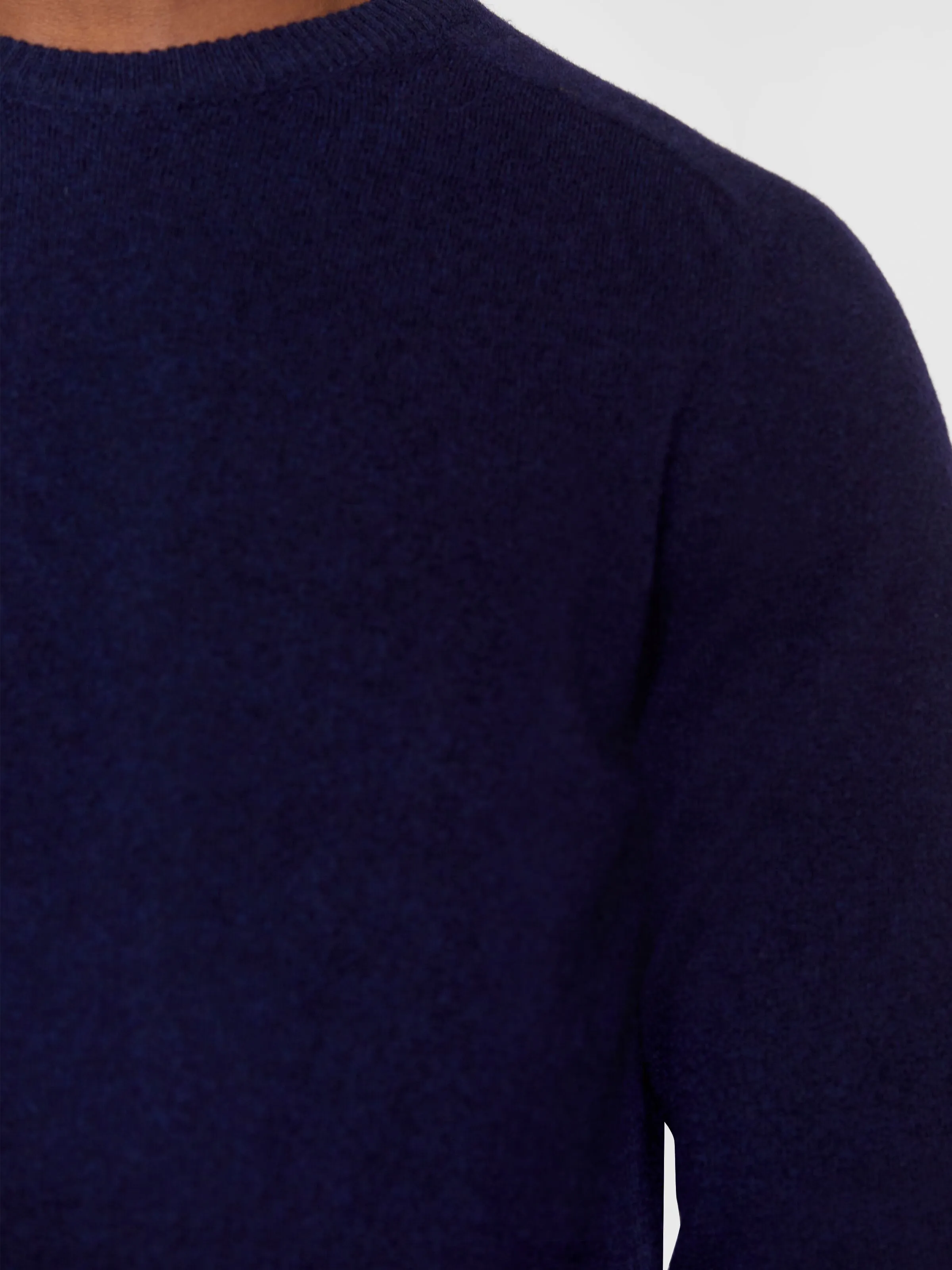 Knowledge Cotton O-neck wool knit - RWS