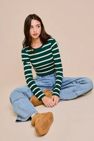 Lauren Stripe Knit Top