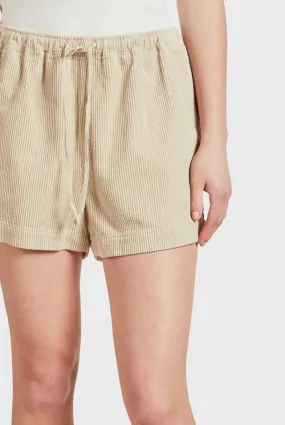 Lebowski Cord Short in Macadamia