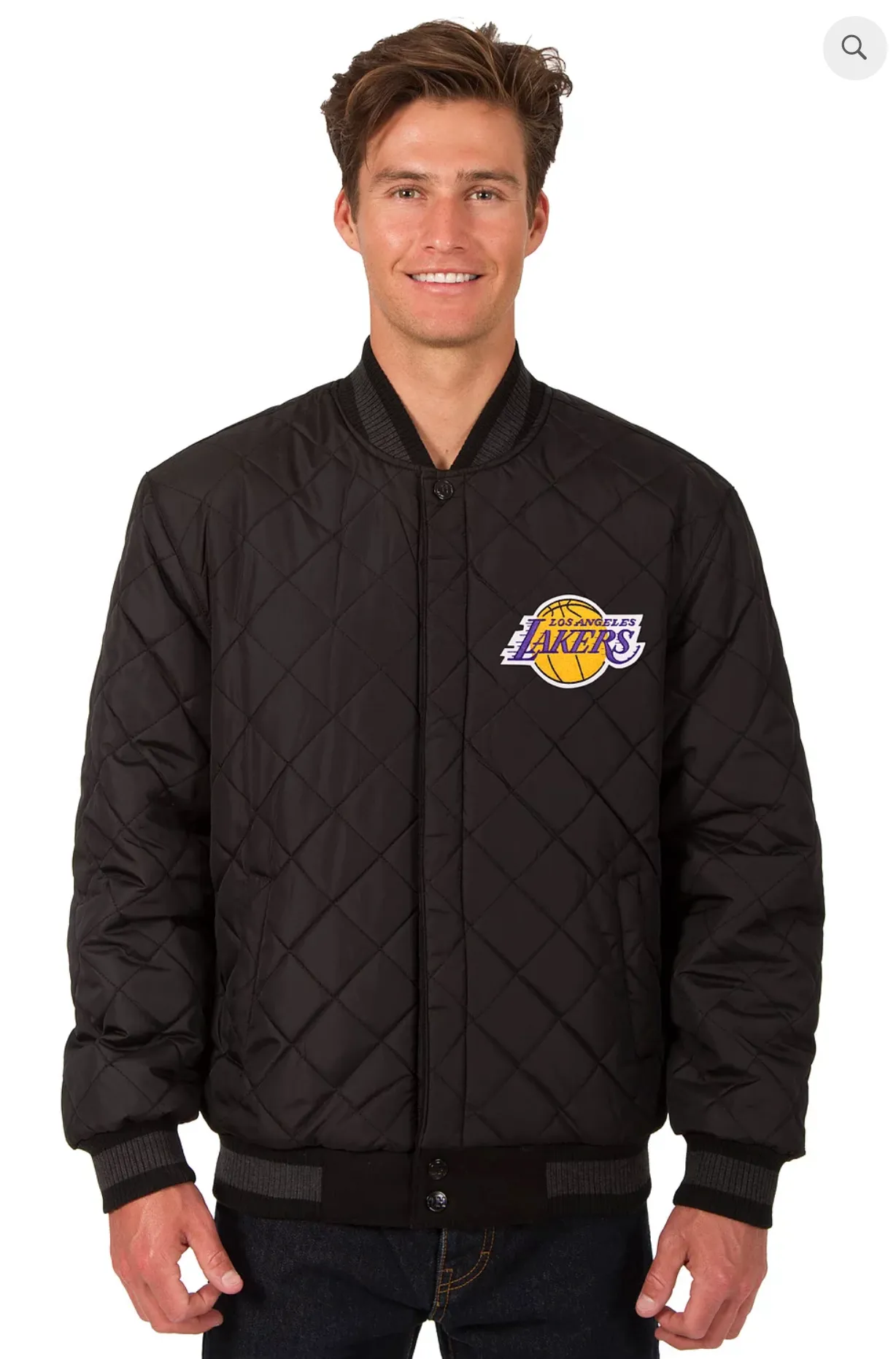 Los Angeles Reversible Wool & Leather Varsity Jacket