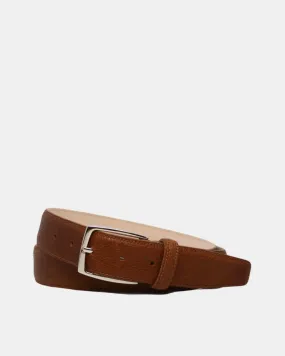 Matching Belt - Cognac Grain