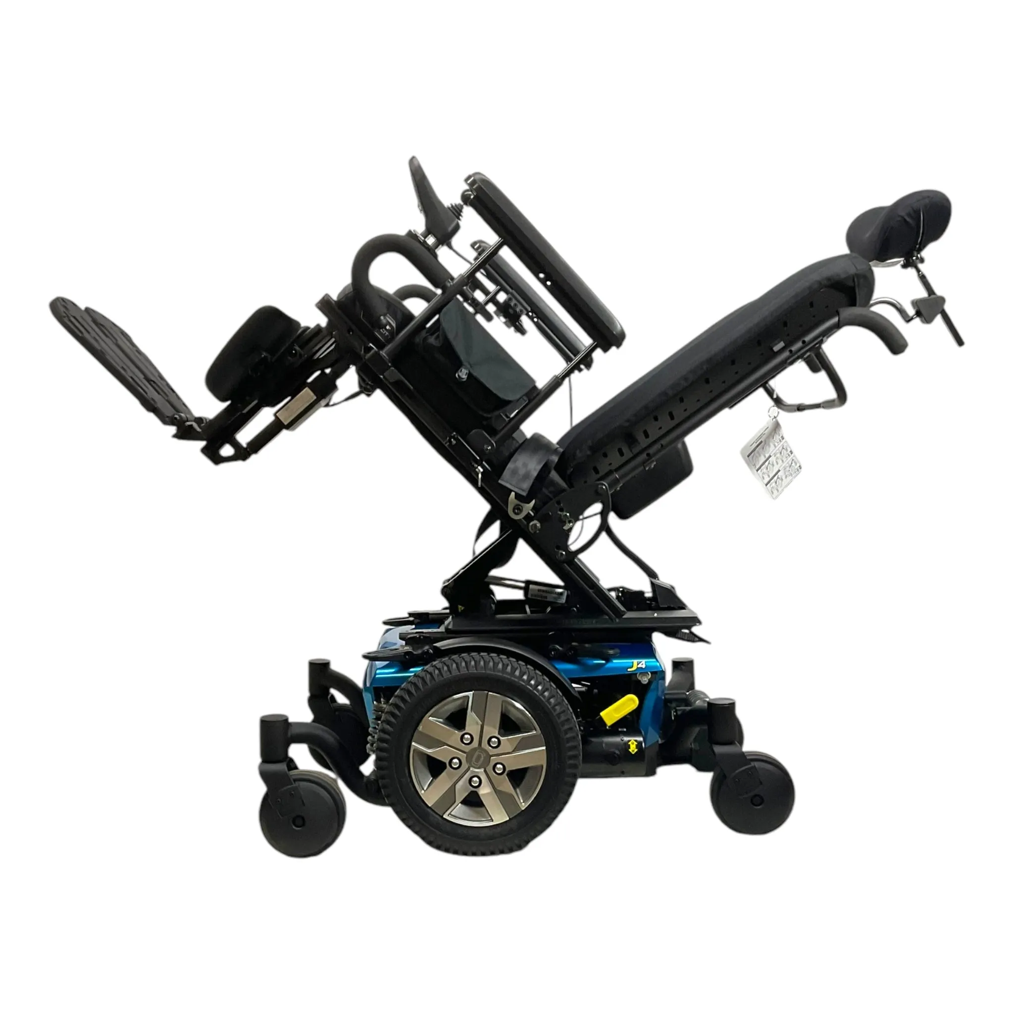 Mint-Condition 2022 Pride Mobility Quantum J4 Power Wheelchair | 19 x 19 inch Seat | Tilt, Power Extending Legs