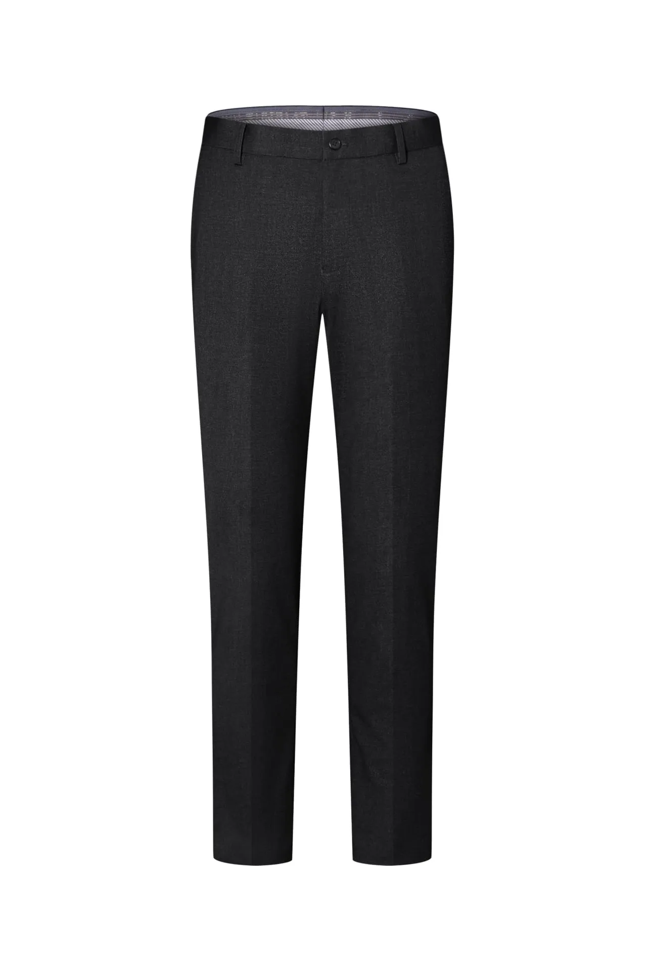 Multi-Way Stretch Smart Fit Knit Print Suit Pants with Elastic Waist Band