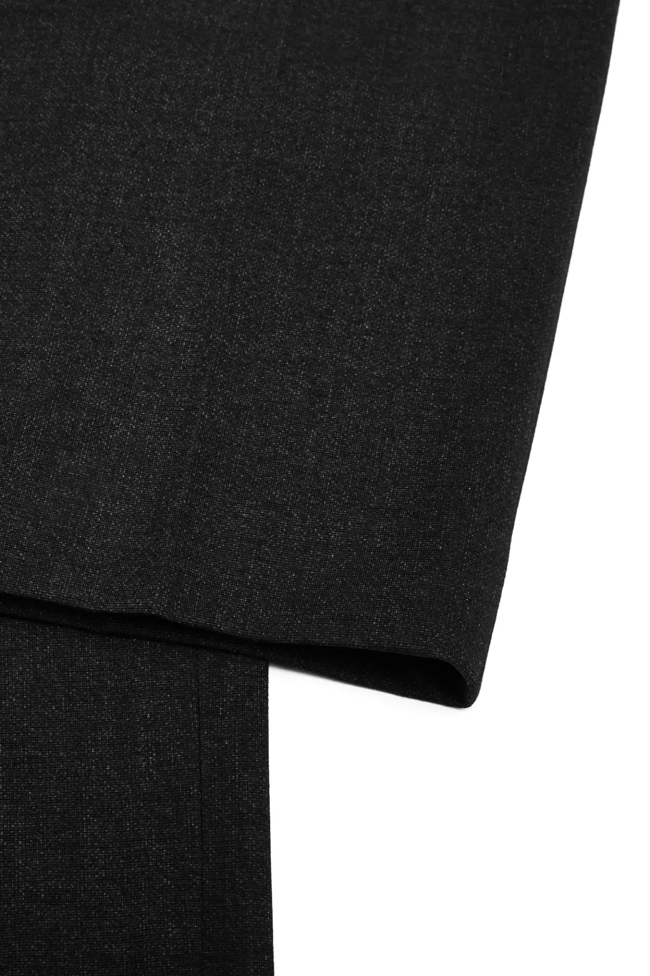 Multi-Way Stretch Smart Fit Knit Print Suit Pants with Elastic Waist Band