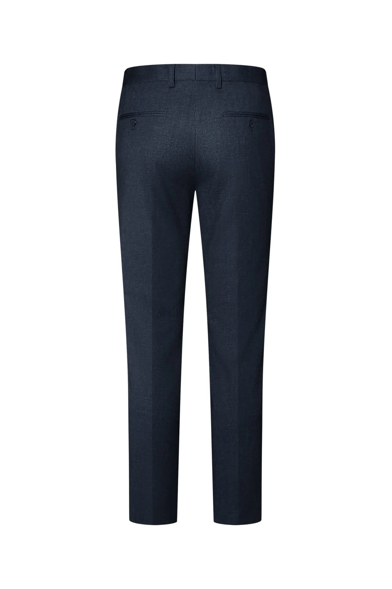 Multi-Way Stretch Smart Fit Knit Print Suit Pants with Elastic Waist Band
