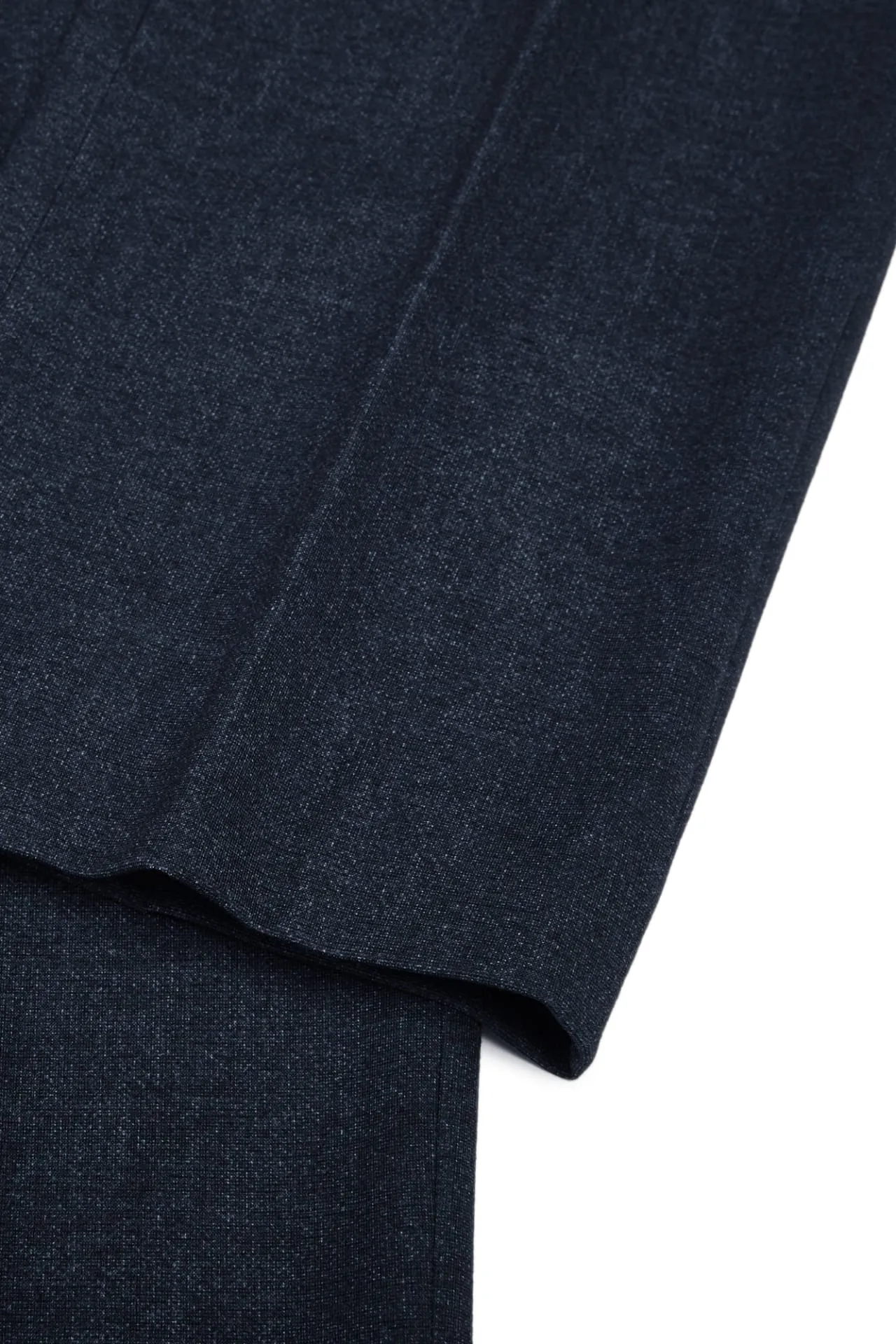 Multi-Way Stretch Smart Fit Knit Print Suit Pants with Elastic Waist Band