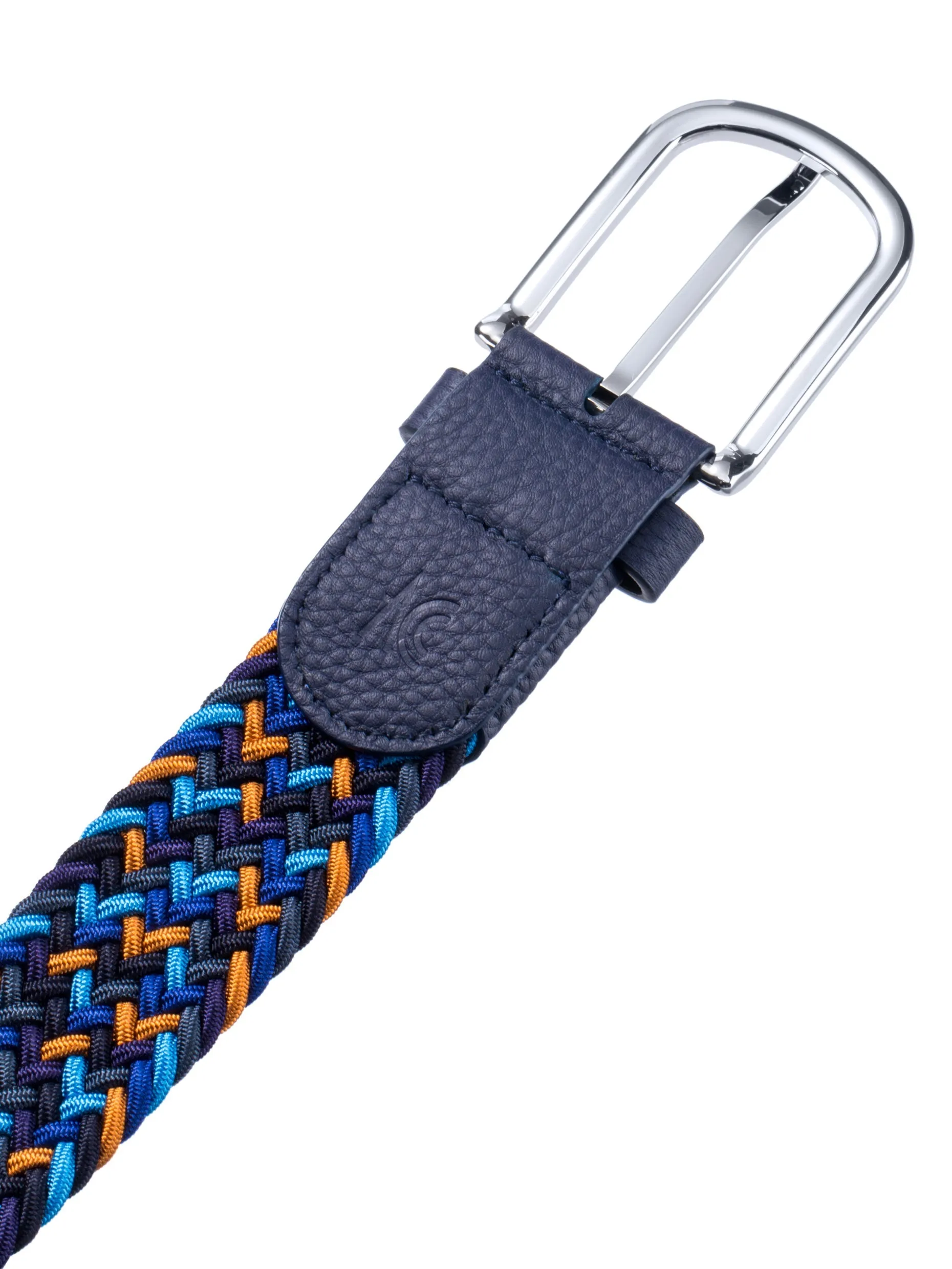 Multicolor Stretch Braided Belt