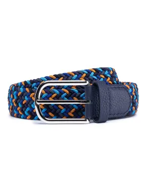 Multicolor Stretch Braided Belt