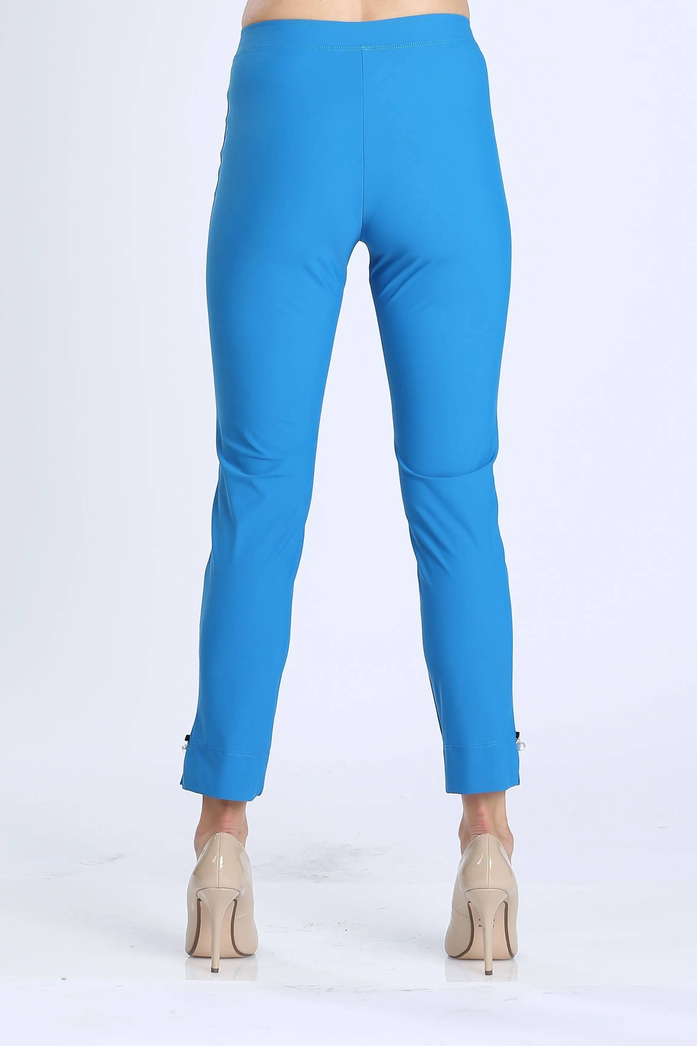 Pearl Detail Ankle Pants