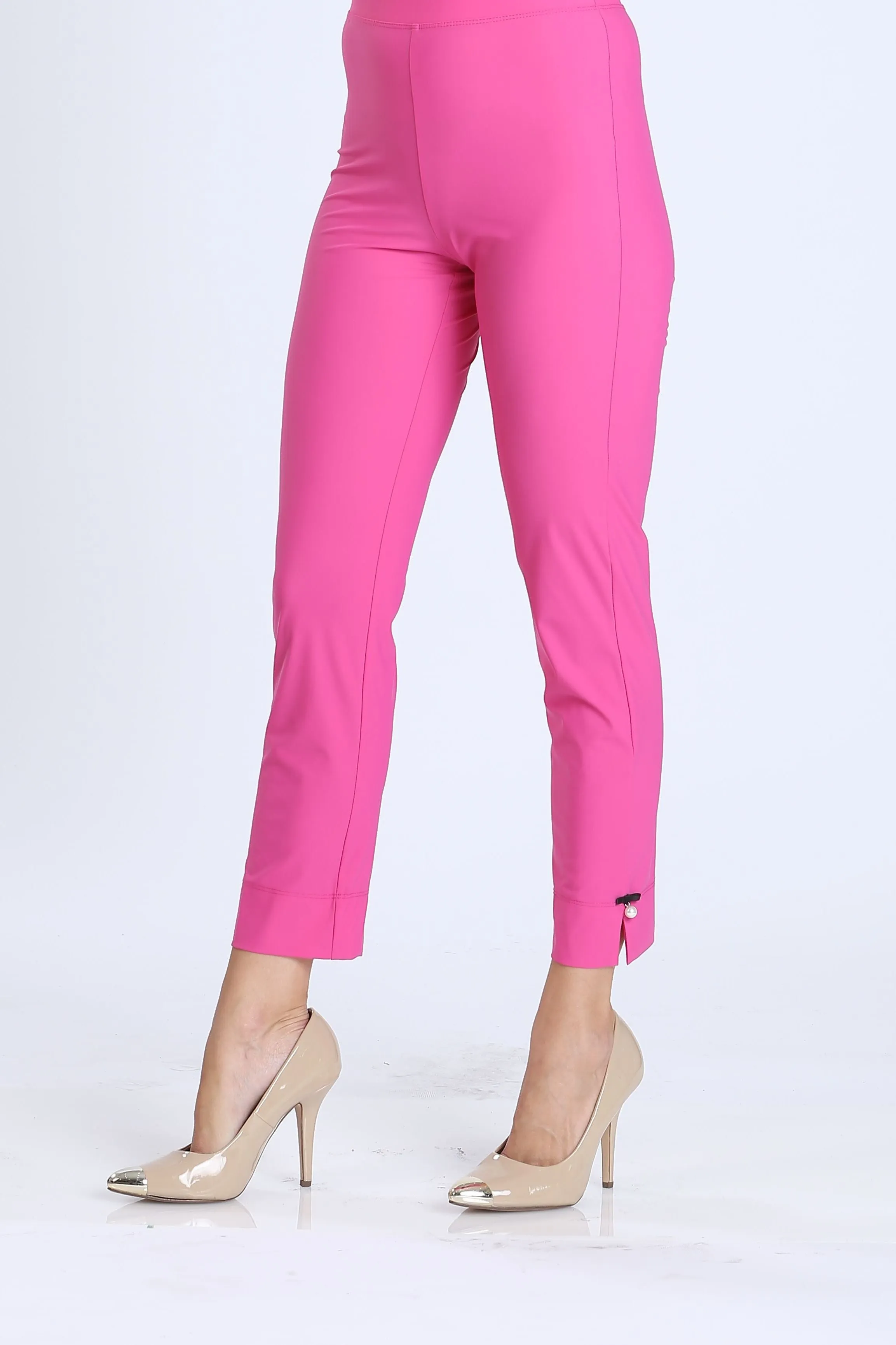 Pearl Detail Ankle Pants