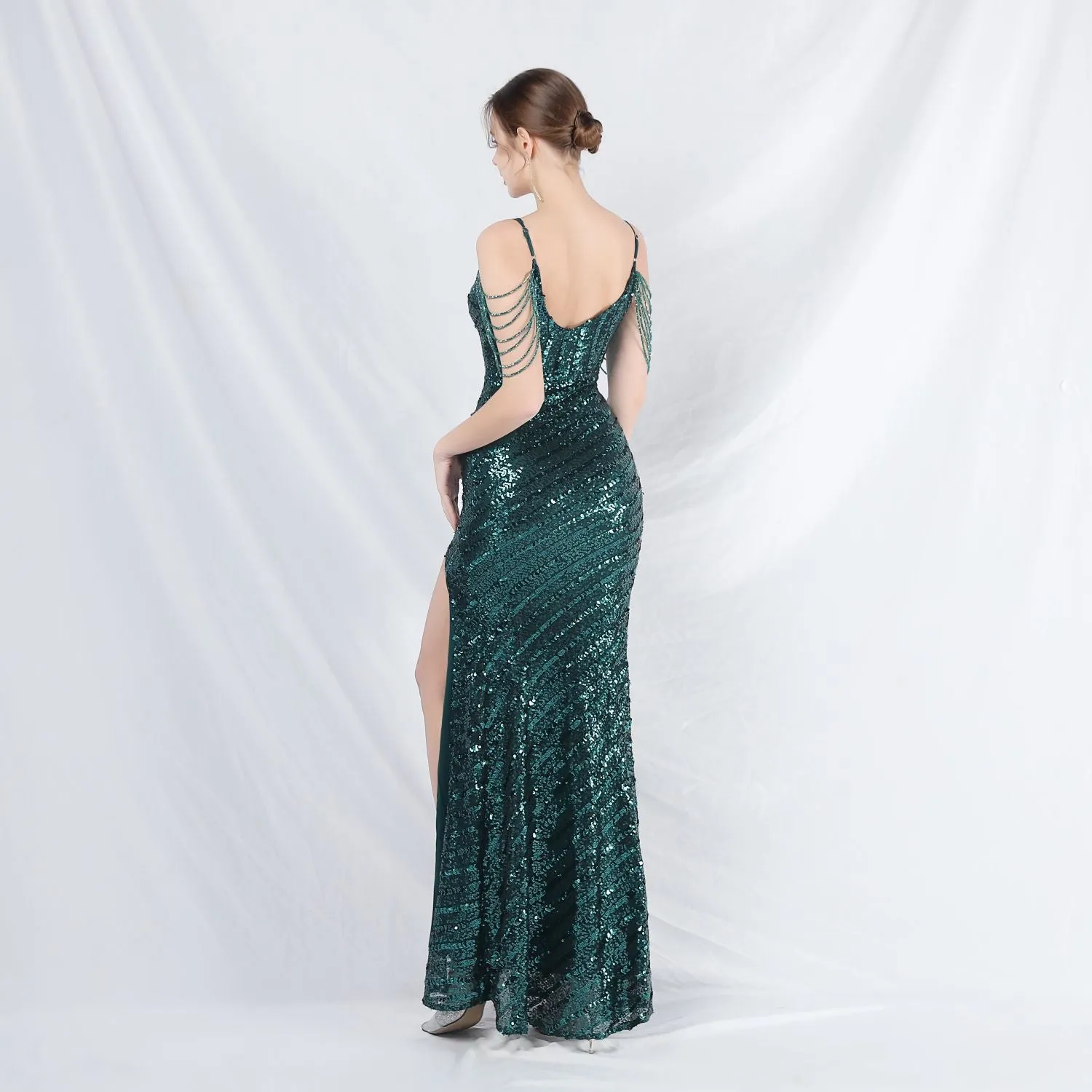 Phaedra-31825-Long Halter Formal Dress