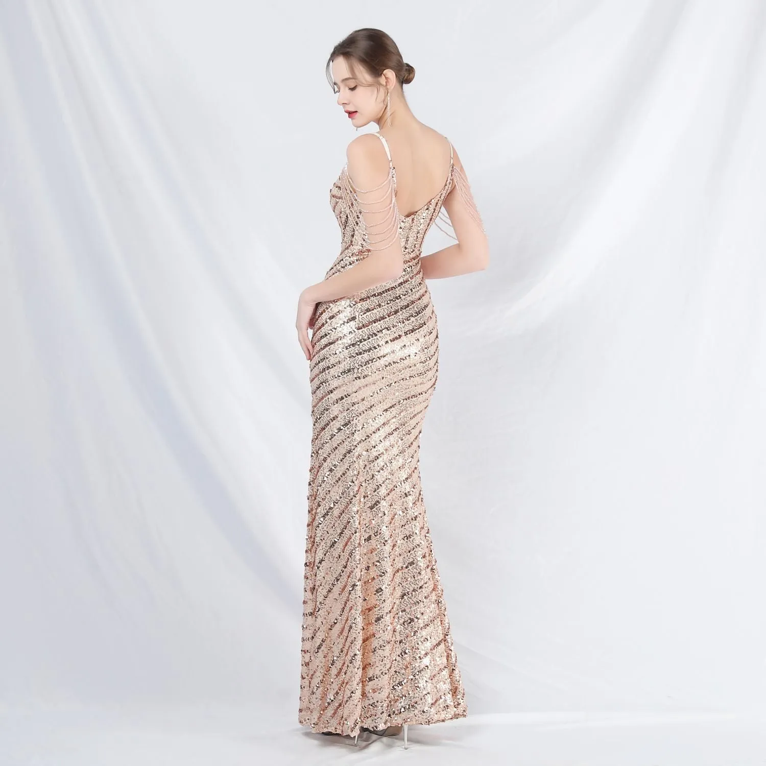 Phaedra-31825-Long Halter Formal Dress