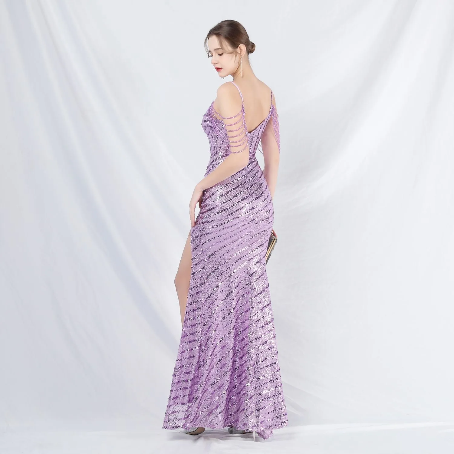Phaedra-31825-Long Halter Formal Dress