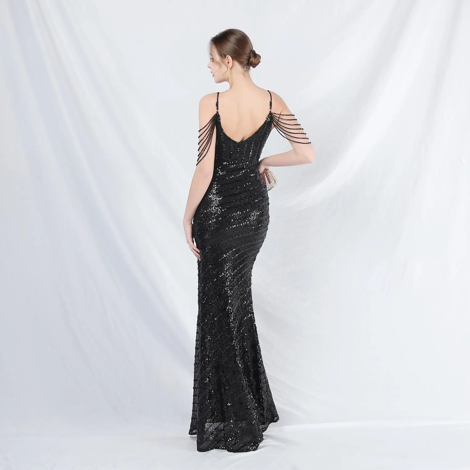 Phaedra-31825-Long Halter Formal Dress