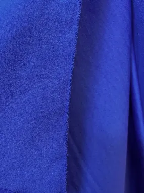 Poly Satin Backed Crepe - Royal Blue