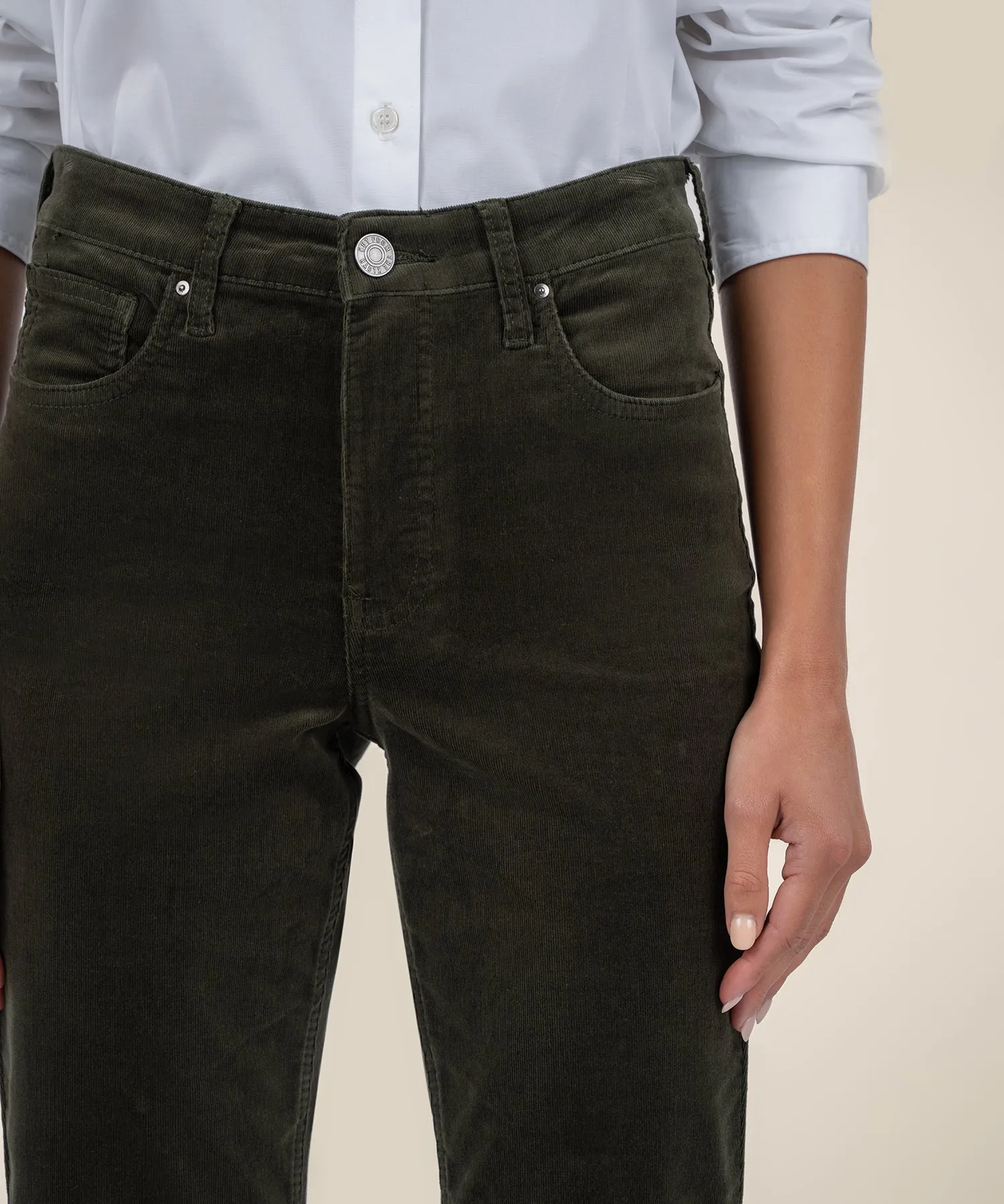 Rachael Corduroy Mom Jean, Long