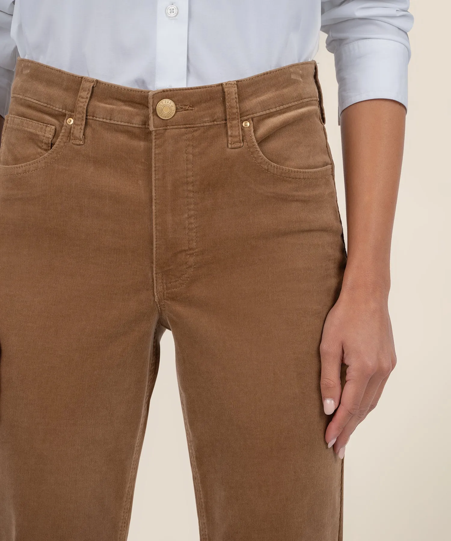 Rachael Corduroy Mom Jean, Long