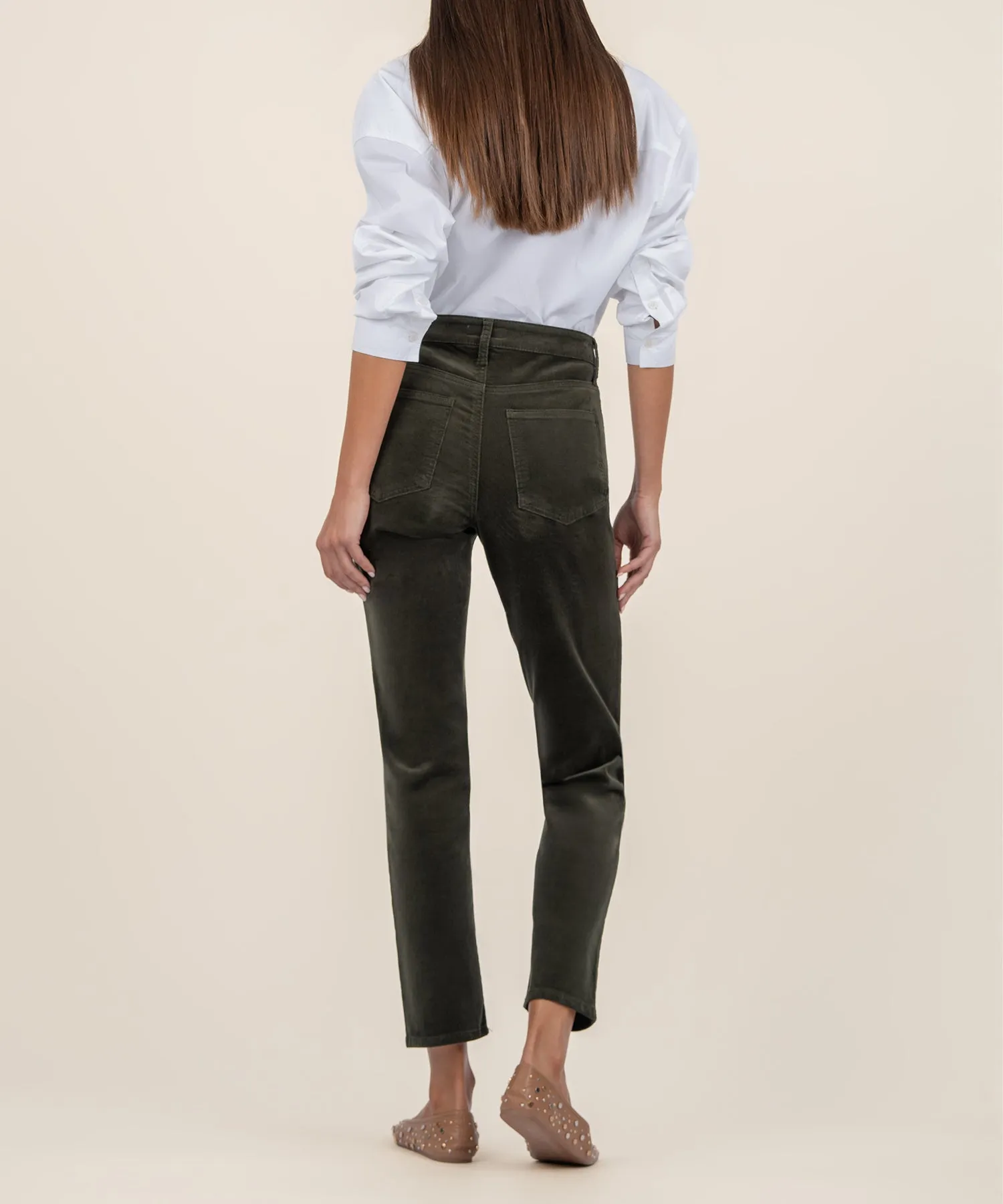 Rachael Corduroy Mom Jean, Long