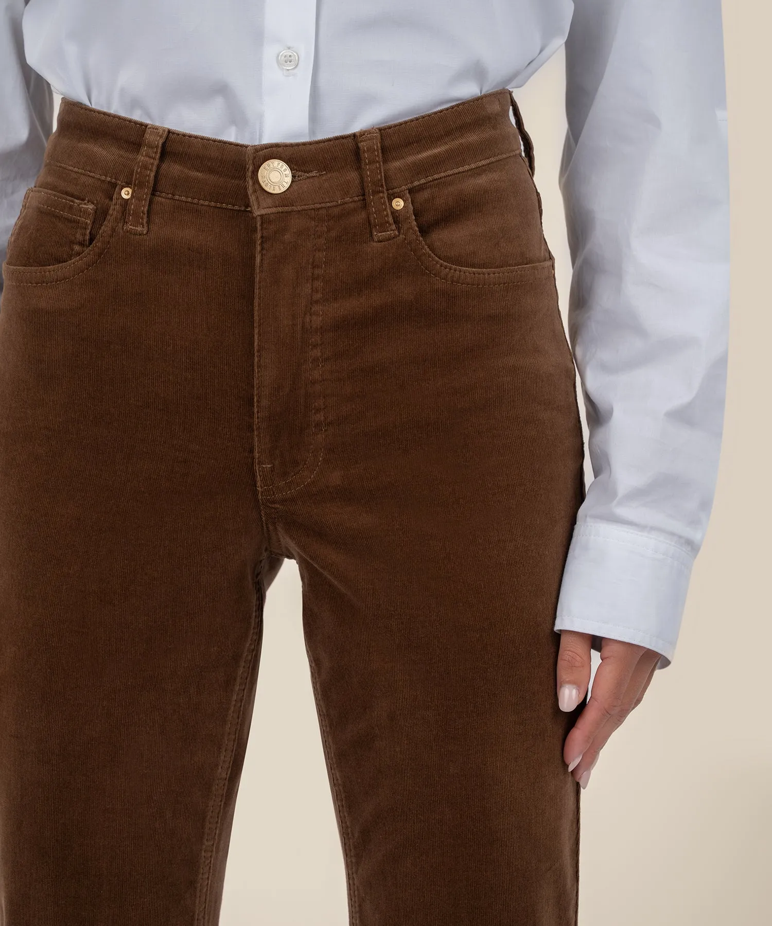 Rachael Petite Corduroy Mom Jean