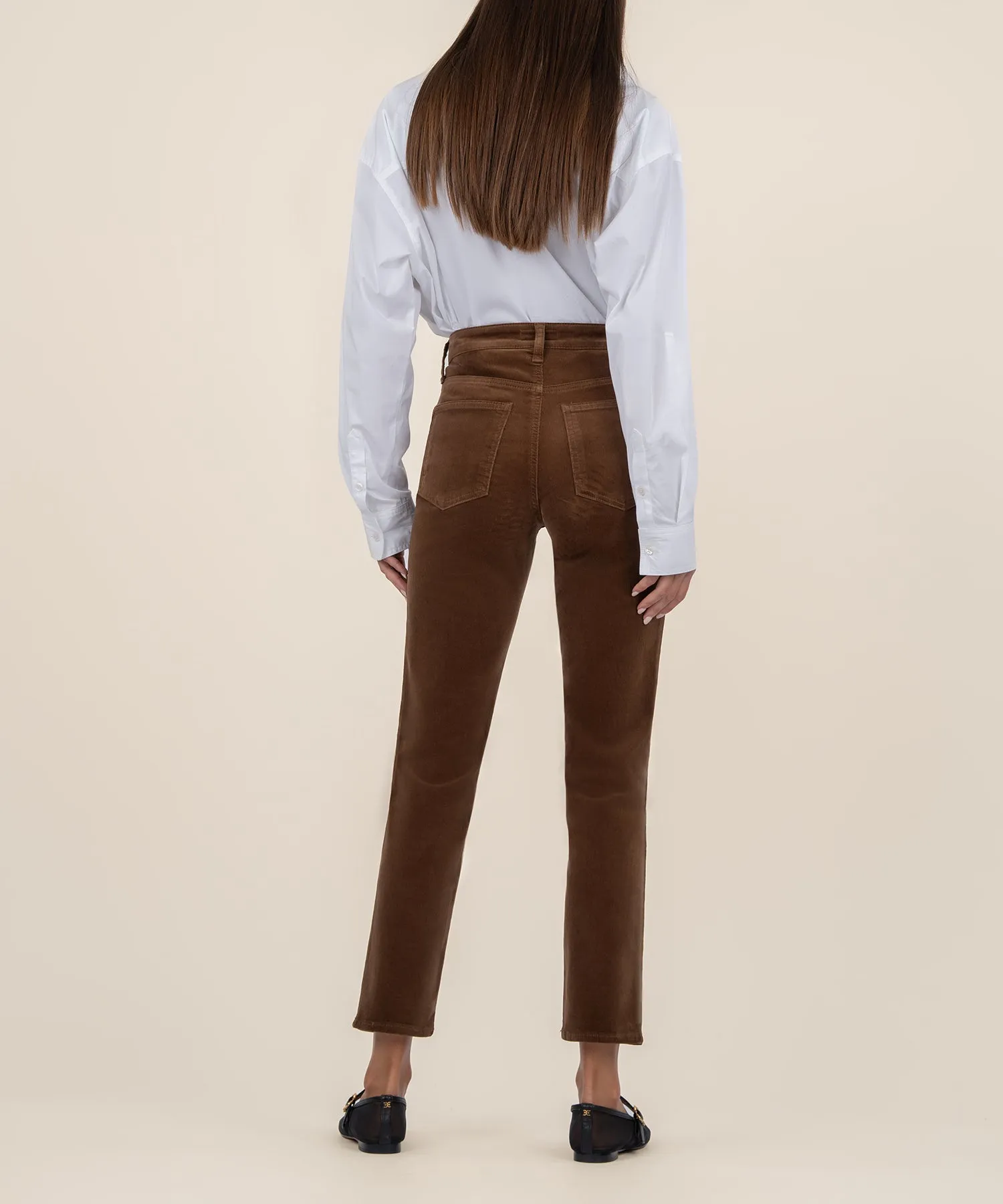 Rachael Petite Corduroy Mom Jean