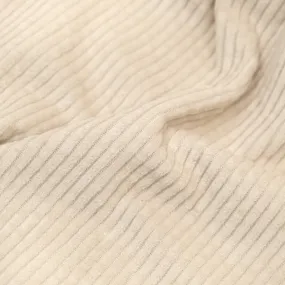 Remnant - 60cm - Vintage Wide Wale Cotton Corduroy - Cream