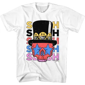 Slash Skull & Hat Men's T-Shirt