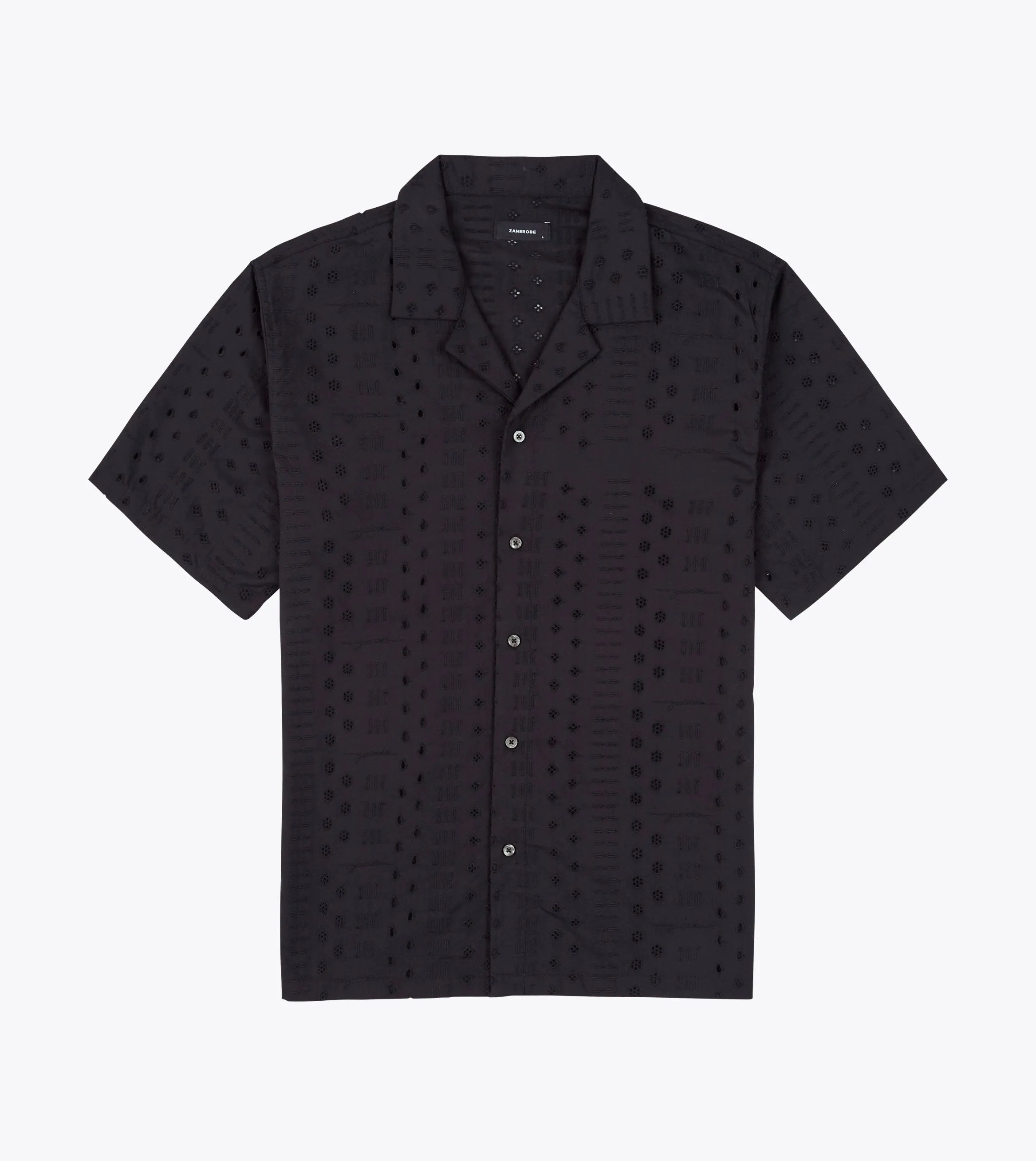 Stitch Holiday SS Shirt Black