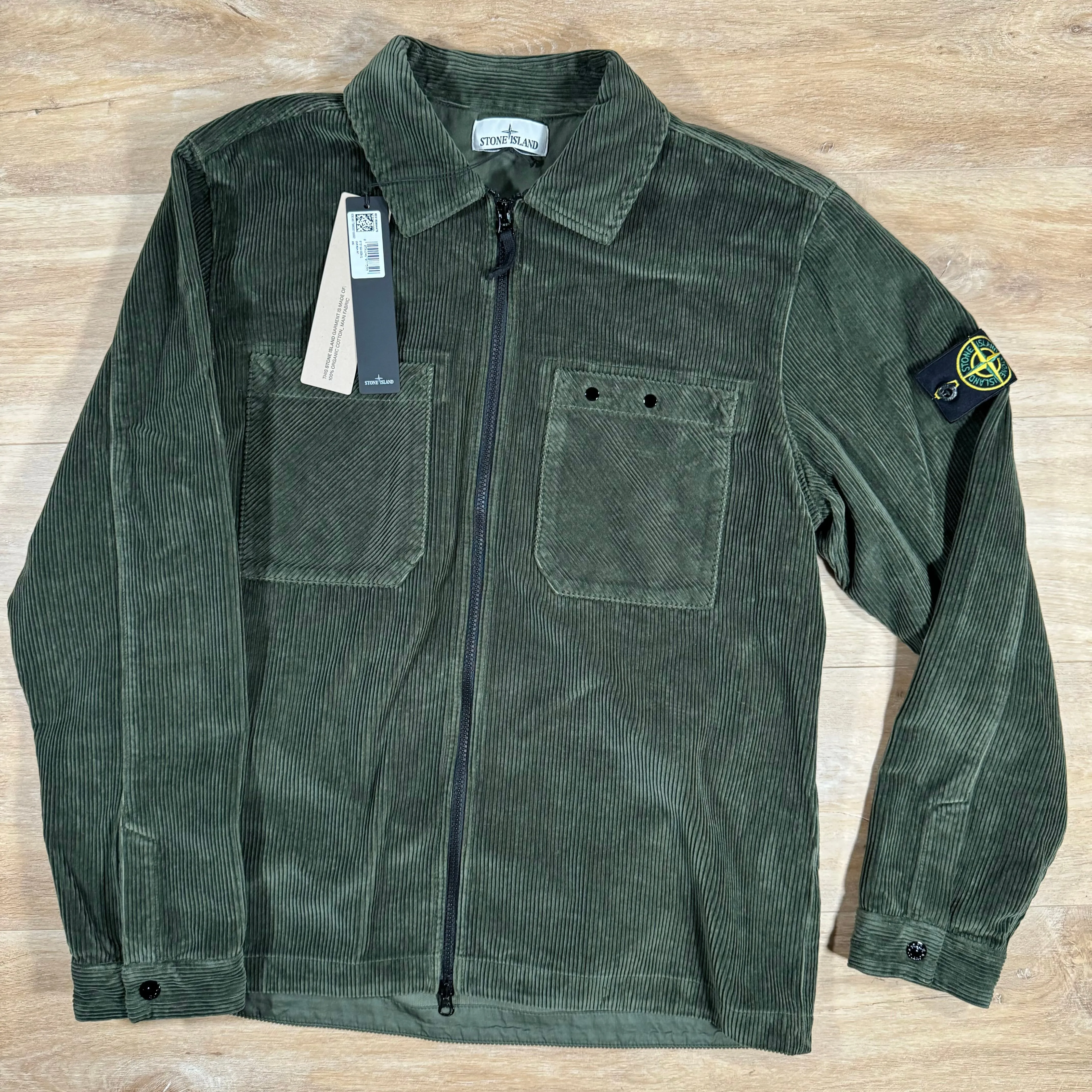 Stone Island Corduroy Overshirt in Musk