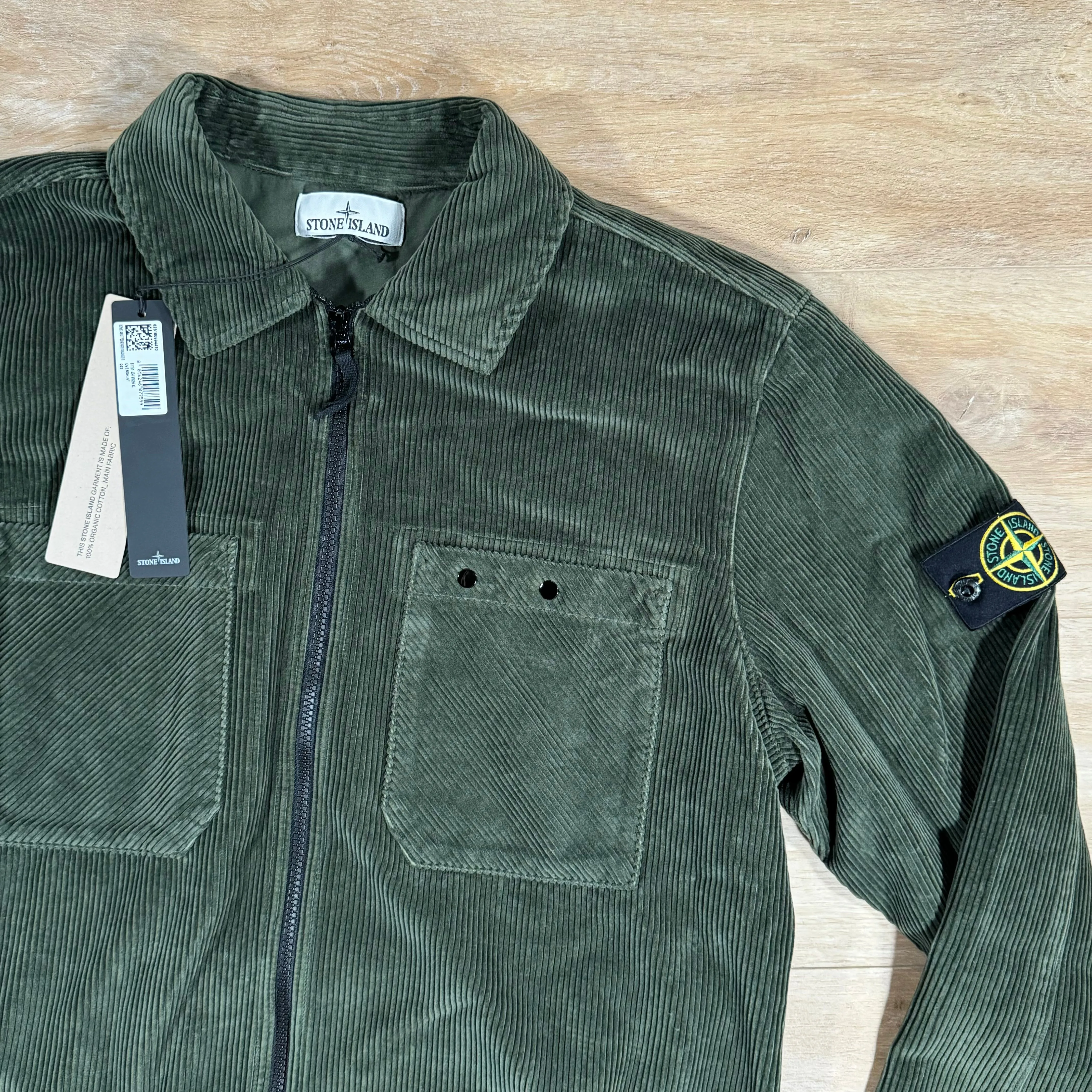 Stone Island Corduroy Overshirt in Musk